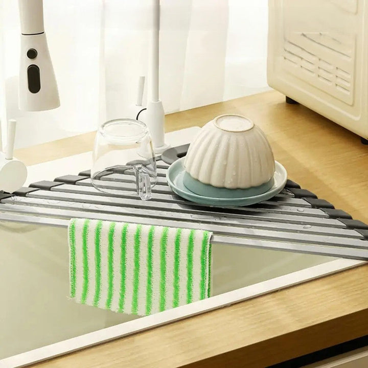 BowLift | Triangle Slip-Resistant Sink Corner Storage Shelf Rack