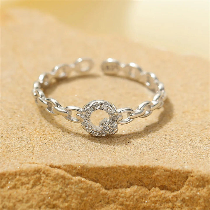 BowLift | Dainty Diamond Letter Initial Ring