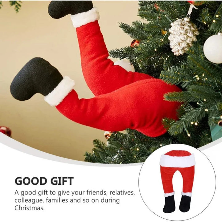 BowLift | Christmas Decoration | JollyLegs Festive Hanging Ornament | Durable Fabric | Easy Setup