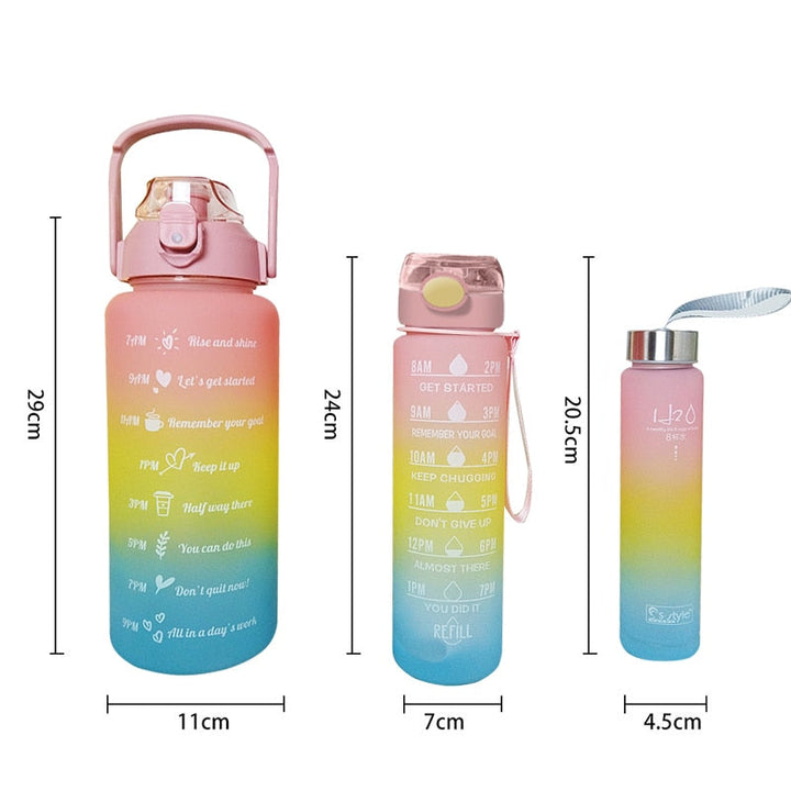 All Day Hydrate Time Marker Water Bottle | Bowlift