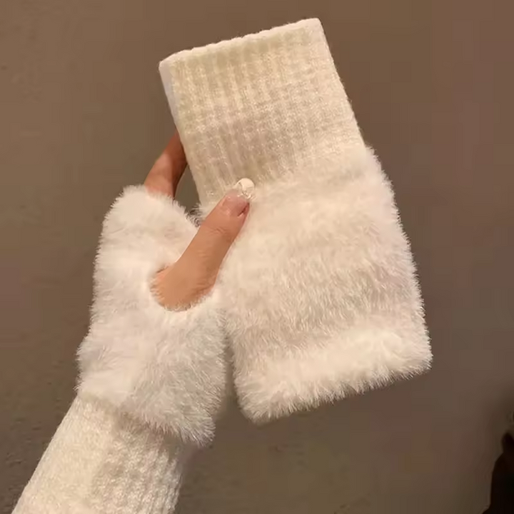 Unisex Fleece Fingerless Gloves – Warm, Soft and Functional | Bowlift