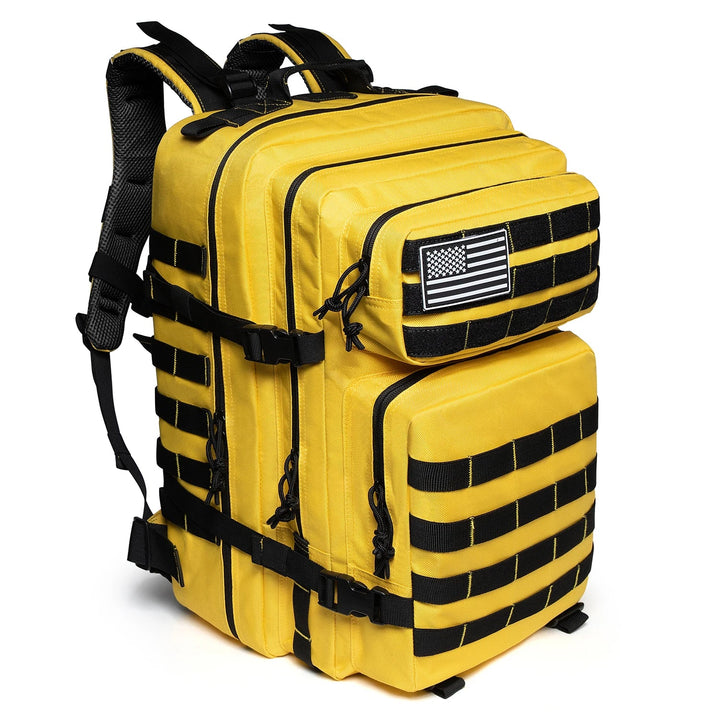 BowLift | TACTICO45 45 L Outdoor Rucksack | Molle-System | 3-Day Capacity | Robust & Multifunctional – Black/Khaki/Olive