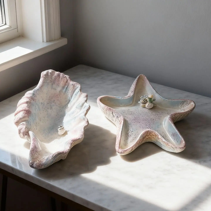 Sea Shell Ceramic Jewelry Tray | Bowlift