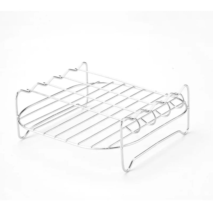 BowLift | Grillessa BBQ Set | Stainless Steel Skewers & Rack | For Grill, Air Fryer & Oven