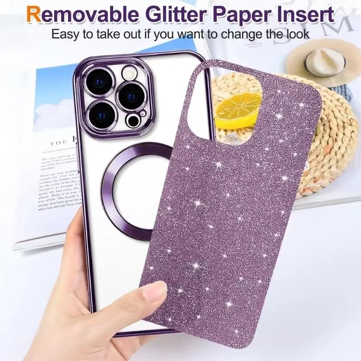 BowLift | Sparkling Electroplate Case with MagSafe for iPhone