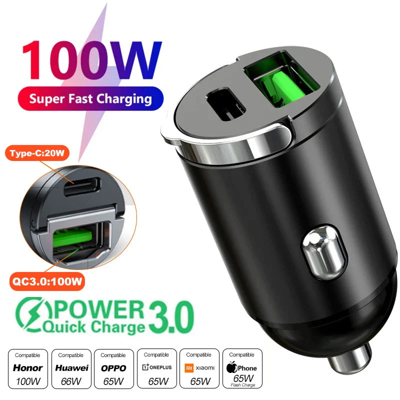 BowLift | USB Car Type C Charger