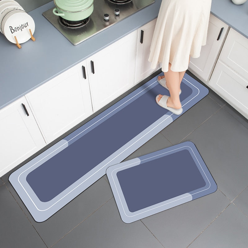 Modern Water Absorbent Anti-slip Area Rugs | Bowlift