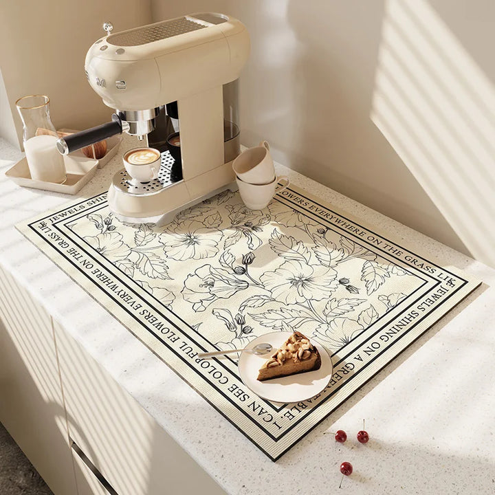 BowLift | Kitchen Countertop Water Absorbent Mat