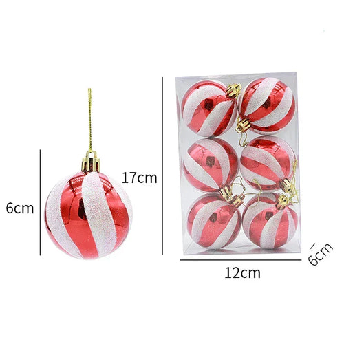 Elegant Snowflake Christmas Baubles Set – High-quality Christmas ornaments in red, white and gold, perfect for festive tree decoration at Christmas | Bowlift