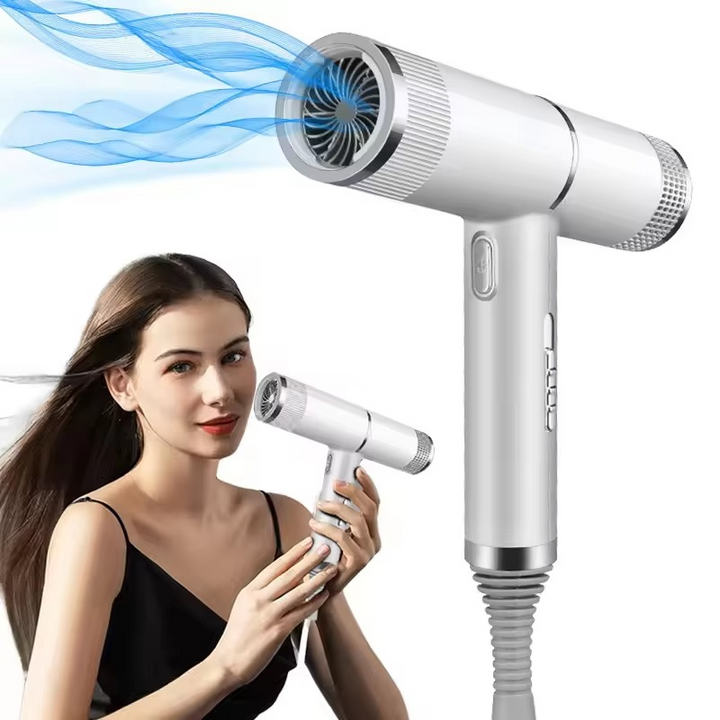 BowLift | Professional High-Power Negative Ion Hair Dryer with Air Nozzle for Home and Salon Use
