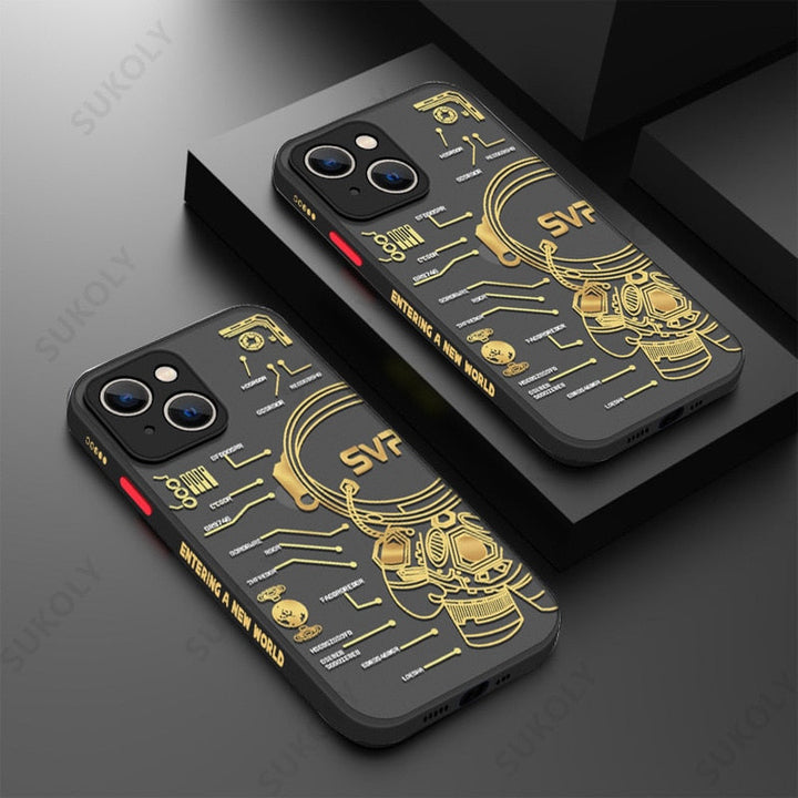 BowLift | Space Road Relax Astronaut iPhone Case