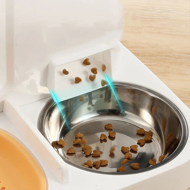BowLift | Feedipet Food & Water Dispenser for Cats & Dogs | Automatic Refill | 2-in-1 Bowl Set