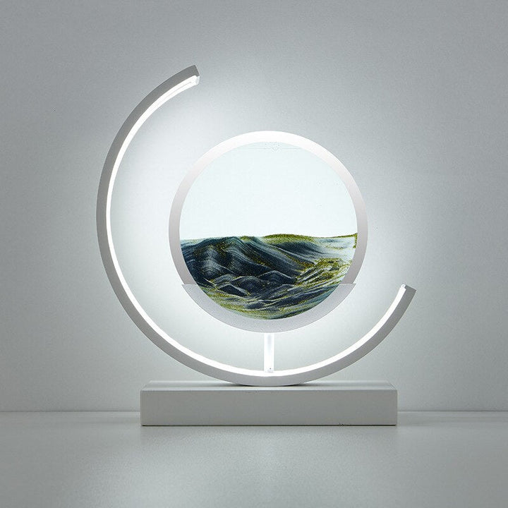 BowLift | Sand Table Lamp | Calming Sandscape Design | Perfect for Home Decor & Relaxation Spaces