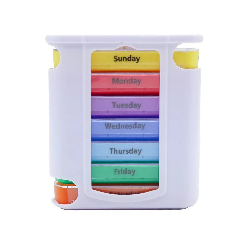 BowLift | VitalEase Pillbox | 7 Day Organizer | Colorful Modules | BPA-free
