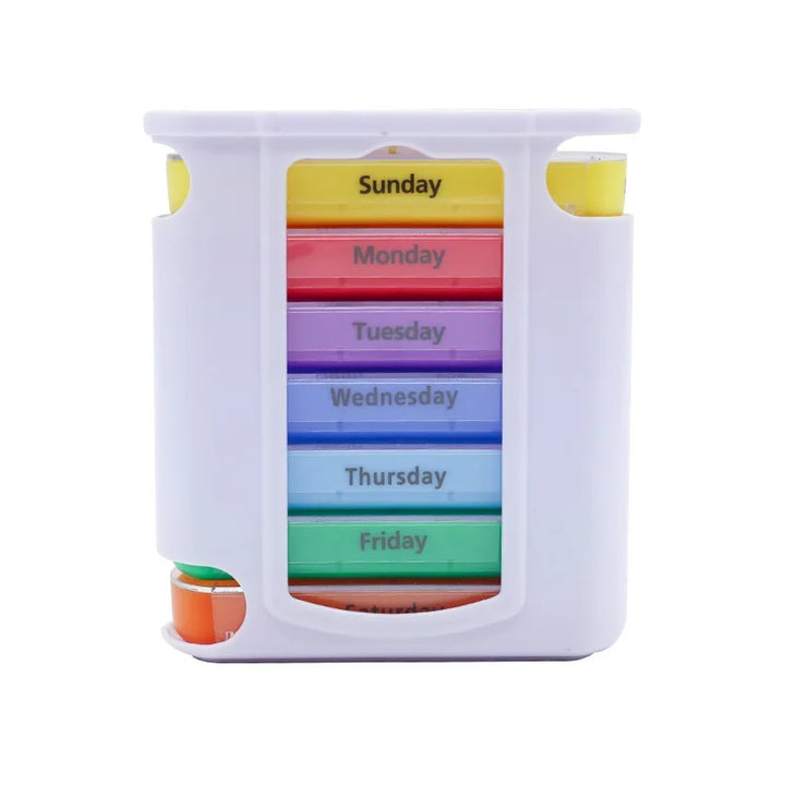 BowLift | VitalEase Pillbox | 7 Day Organizer | Colorful Modules | BPA-free