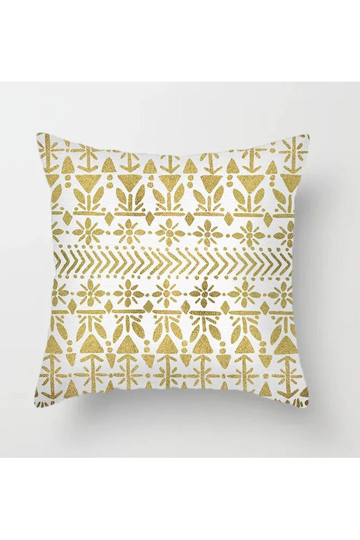 Yellow Leaf Polyester Pillowcase | Bowlift