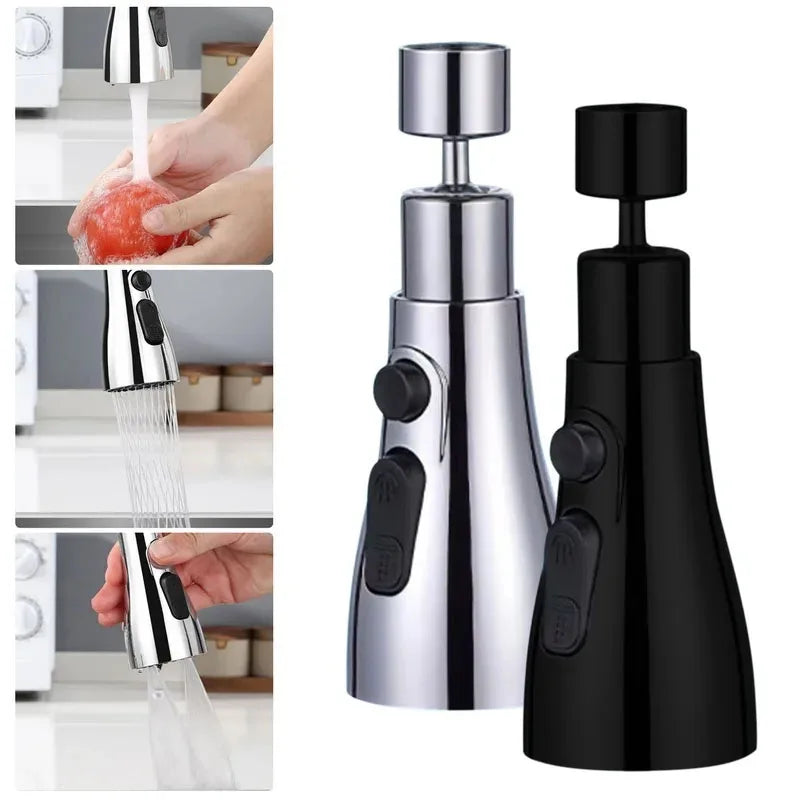 HydroFlex360 kitchen faucet attachment with 360° rotation | Bowlift
