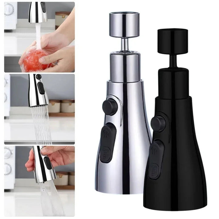 HydroFlex360 kitchen faucet attachment with 360° rotation | Bowlift