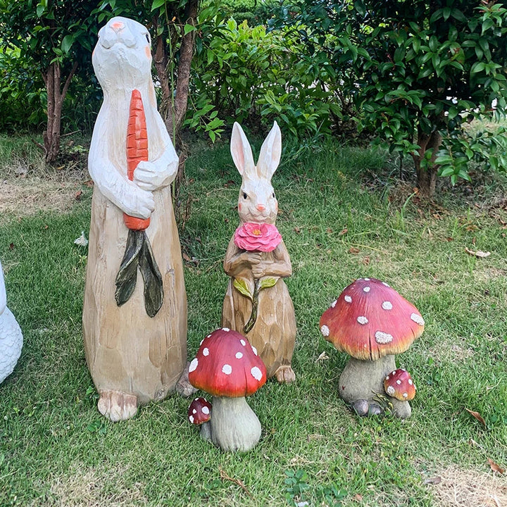 Outdoor Fairy Mushroom Resin Garden Decor | Bowlift