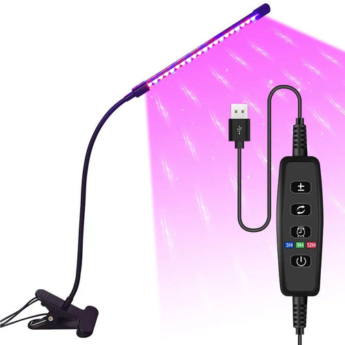 BowLift | LumiPlant LED Plant Light | USB Grow Light | 1–4 Heads | Dimmable with Timer