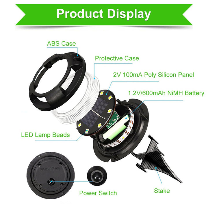 Eco Solar Colorful Garden Light | Bowlift
