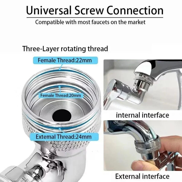 BowLift | Splash Filter 1080 Degree Rotation Faucet