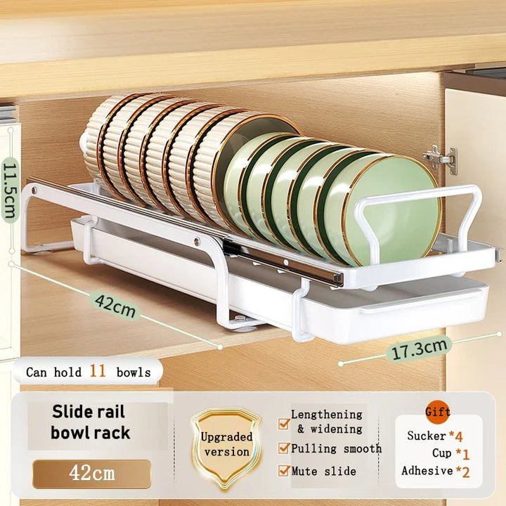 BowLift | Kitchen Cabinet Sliding Storage Dish Rack