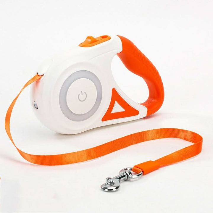 BowLift | Automatic dog lead with LED light, USB rechargeable battery & 3m length for safe walks