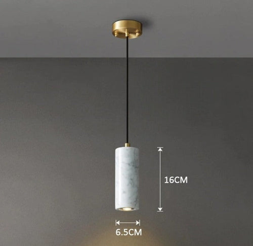 BowLift | Minimalistic Marble LED Pendant Light