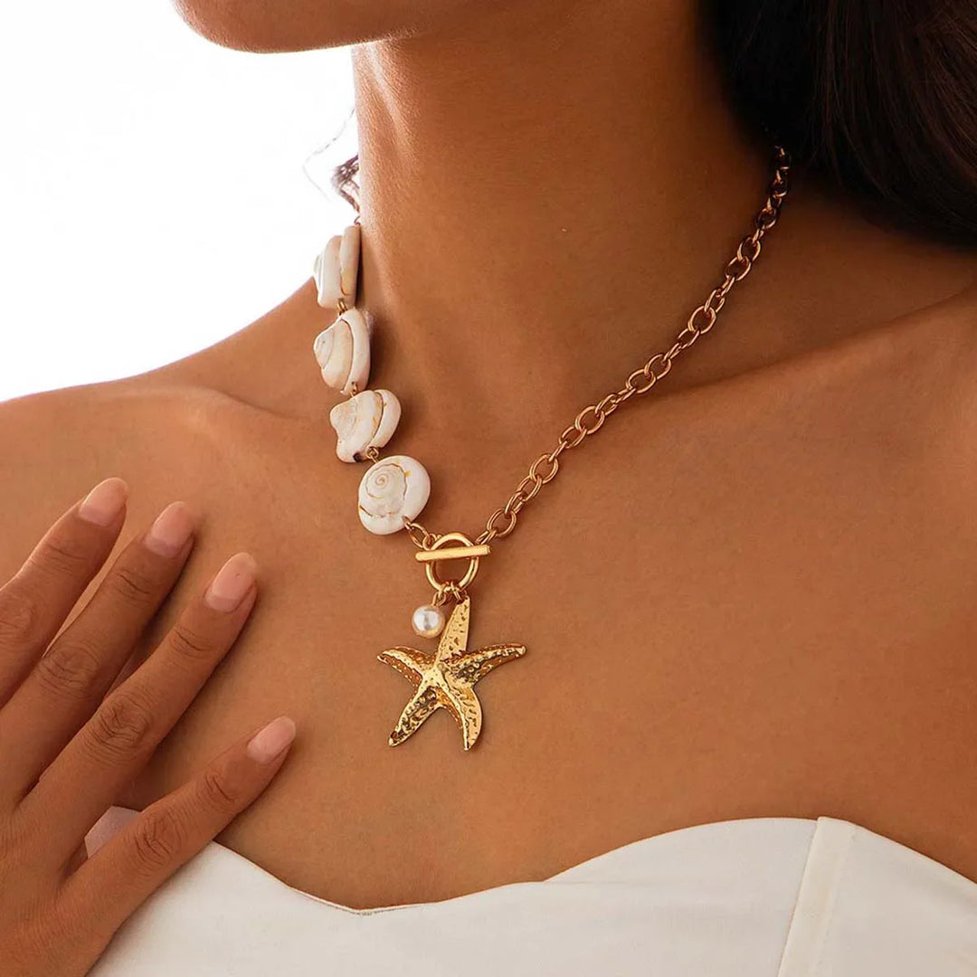 BowLift | Bold Beach Sea Shell Bracelet and Necklaces