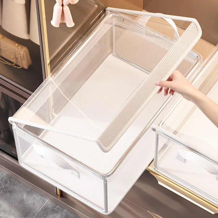 BowLift | ClearBoxx Storage Box | Transparent & Durable Design | Foldable & Space-Saving