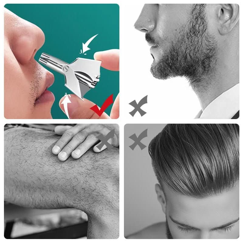 BowLift | Painless stainless steel trimmer for nose & ear hair