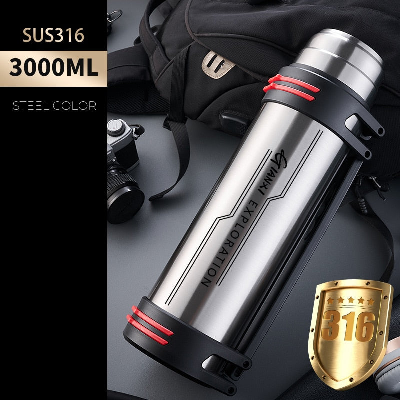 Giant Drink Stainless Steel Thermos Bottle | Bowlift