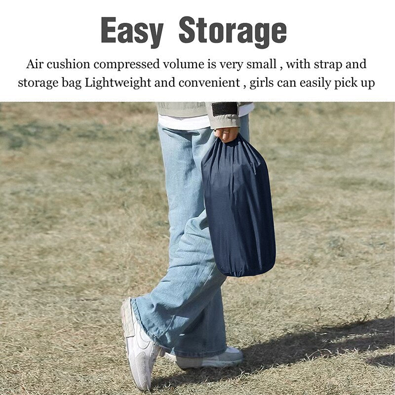 Portable Inflatable Built-in Pillow Nature Nest Camping Bed | Bowlift