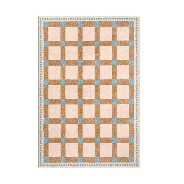 Plaid Fluffy Rug | Bowlift