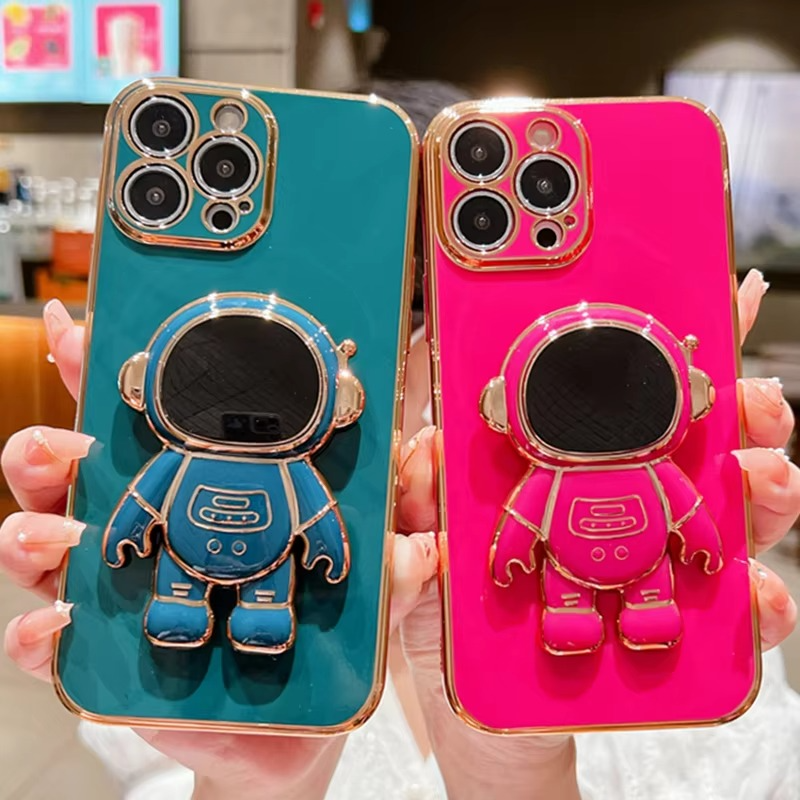 BowLift | Astronaut Kickstand Soft Case for Various iPhone Models