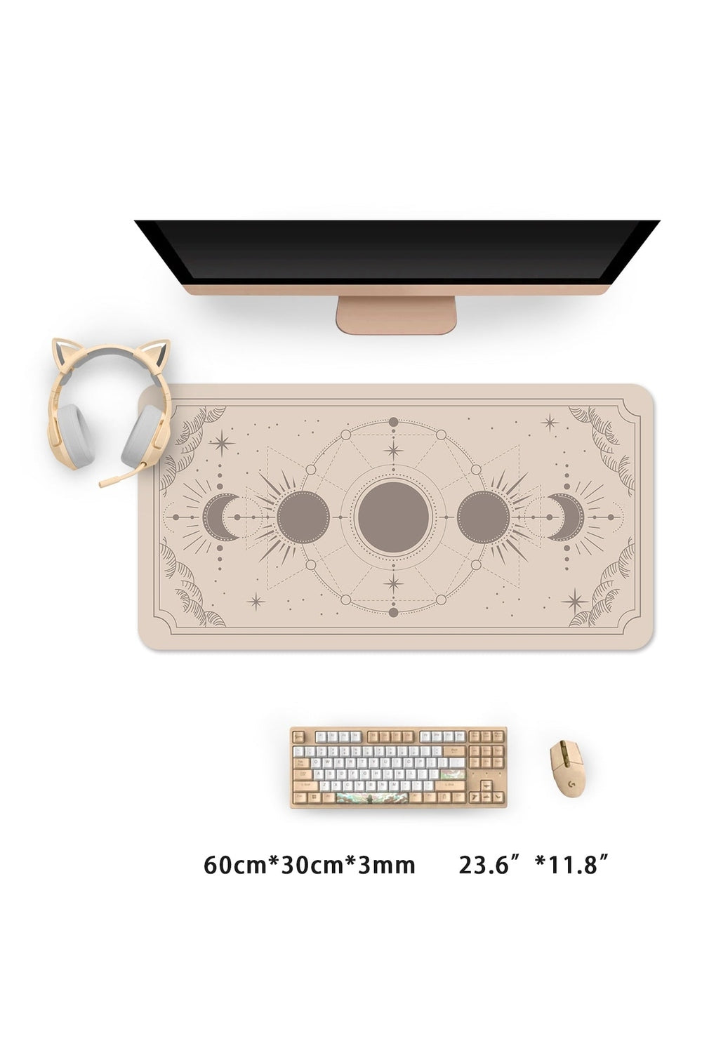 Moon Phases Desk Mat | Bowlift