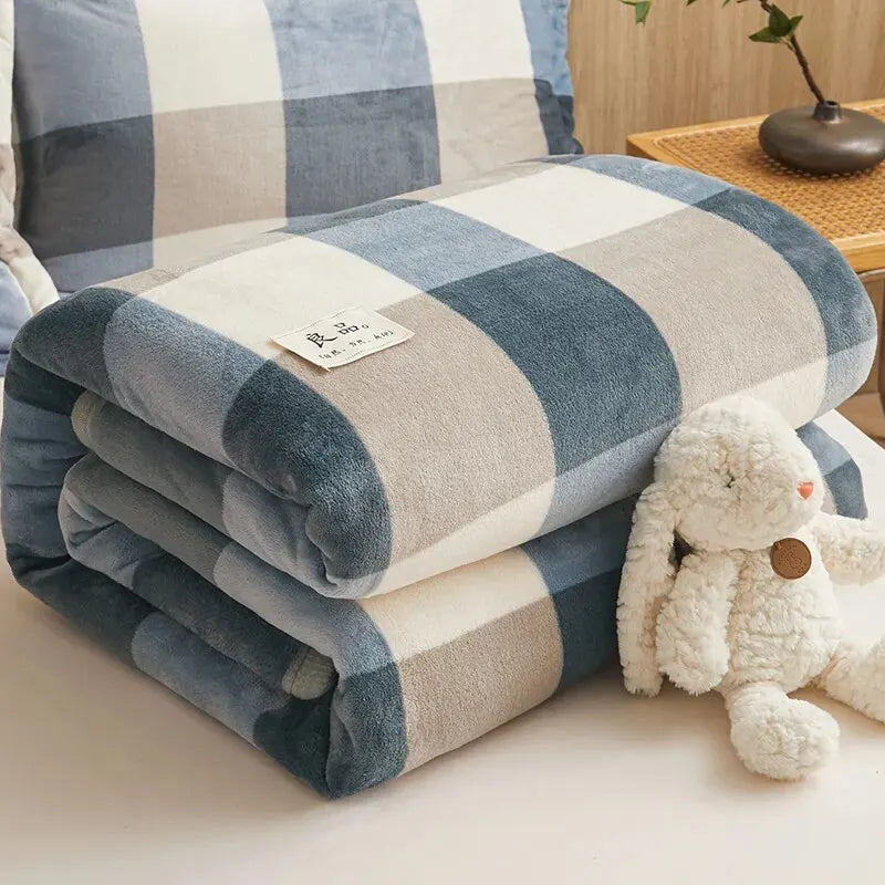 Extra Soft Thickened Flannel Blanket – Cozy Nap & Air Conditioning Throw | Bowlift
