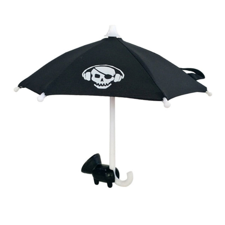 Phone Umbrella Sun Shade - Cute Mini Umbrella for Phone with Universal Adjustable Suction Cup Stand | Bowlift