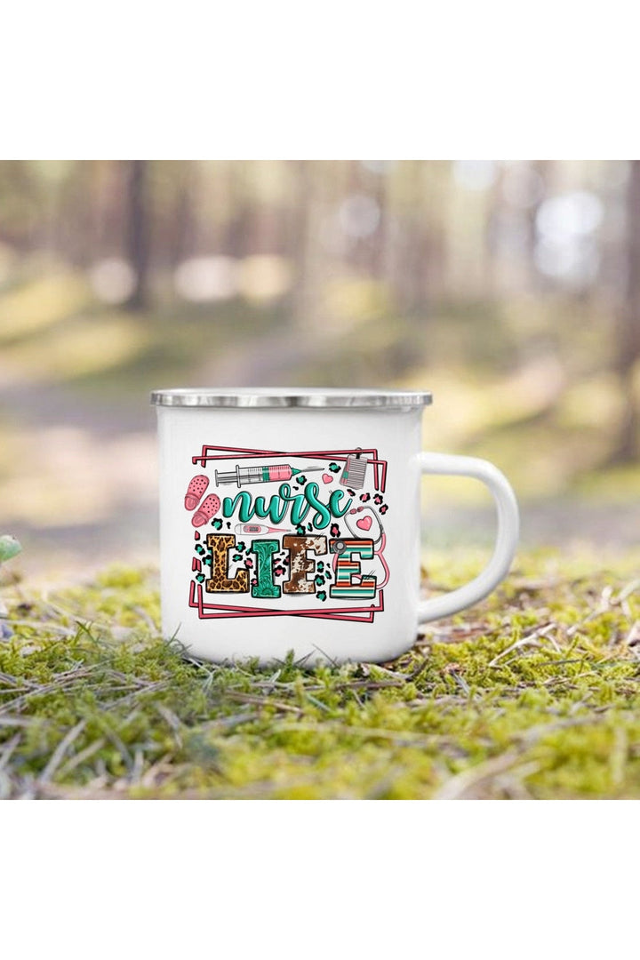 Life Themes Enamel Cup | Bowlift