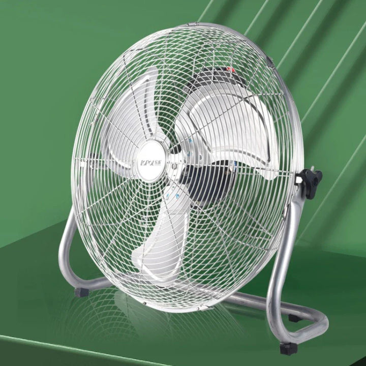 Industrial Floor Fan – 8-Speed 130° Oscillating Workshop Blower, Silent 45dB Turbo Motor with Overheat Protection | Bowlift