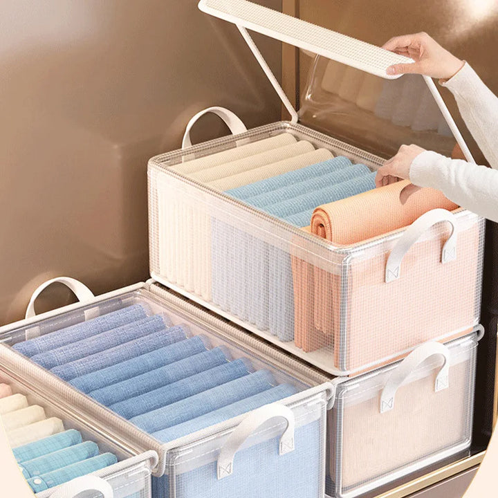 BowLift | ClearBoxx Storage Box | Transparent & Durable Design | Foldable & Space-Saving