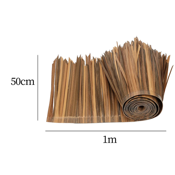 BowLift | TROPISHIELD Artificial Palm Thatch | UV-resistant & weatherproof | 100×50 cm | For DIY roofs, parasols, tiki bars & garden sheds