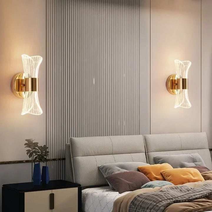 GlowCurve – Elegant LED Wall Lamp for Bedroom and Living Room Bowlift