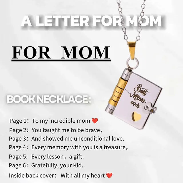BowLift | Memory Bookhanger Necklace – Symbolic Jewelry with Loving Message