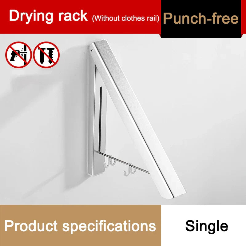 Space Saver FoldaBowlifte Wall Clothes Aluminum Rack | Bowlift