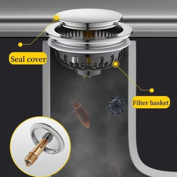 BowLift | SinkShield – High-Quality Stainless Steel Sink Filter