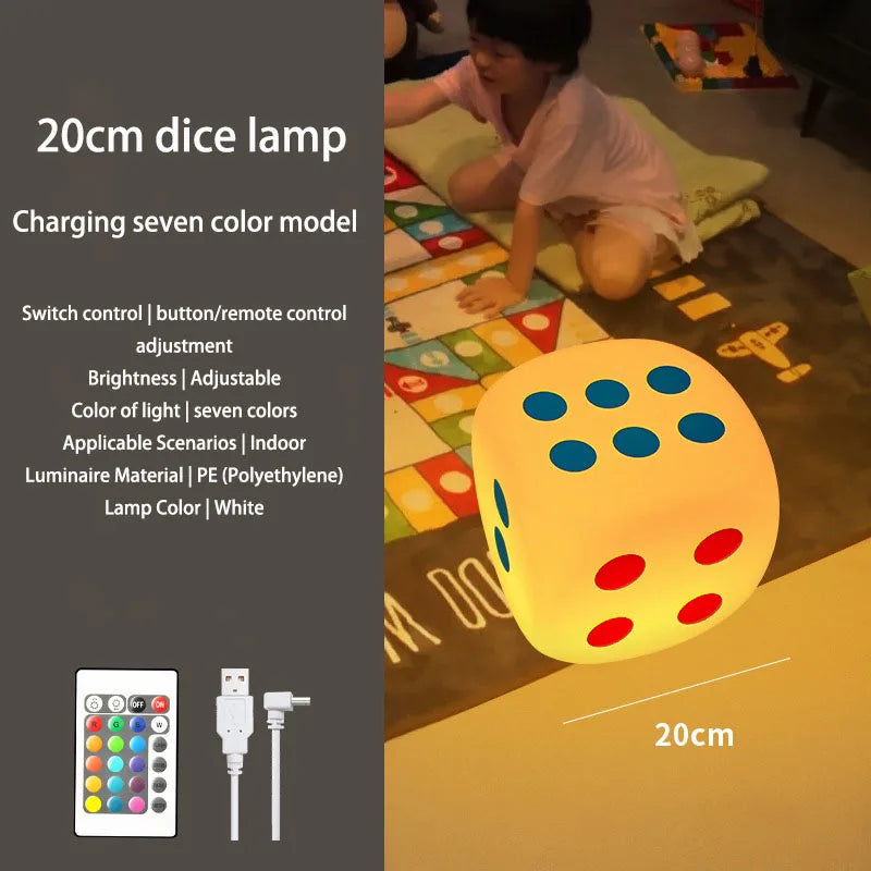 BowLift | Huge Dice Bedside Atmosphere Floor Table Lamp