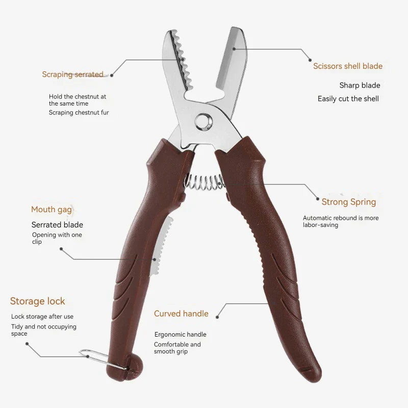 BowLift | Effortless Snap Chestnut Cutter