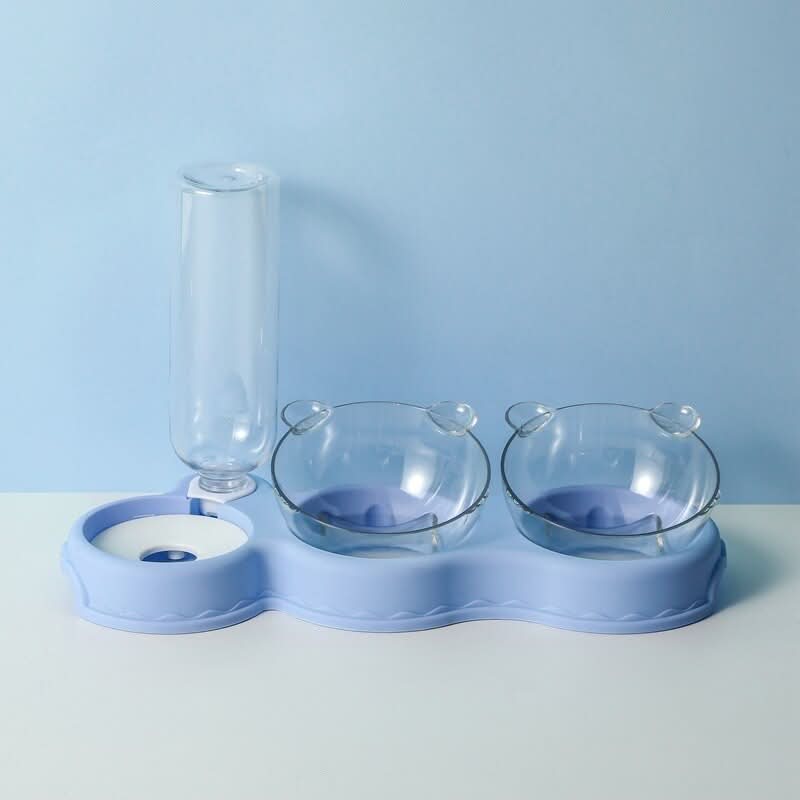 BowLift | 3-in-1 feeding station with drinking dispenser & raised bowl